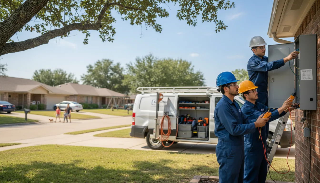 Certified electrician providing emergency electrical services in Urbandale, IA